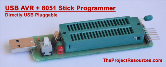 USB AVR + 8051 Stick Programmer